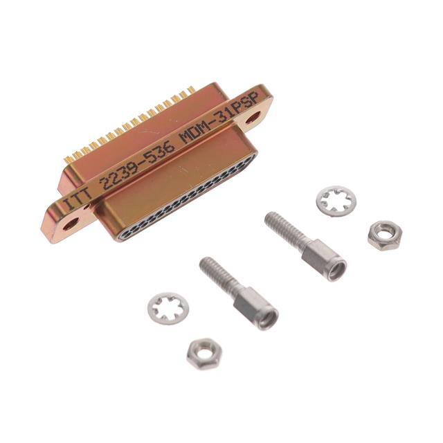 MDM-31PSP CONN MICRO-D PLUG 31POS PNL MNT