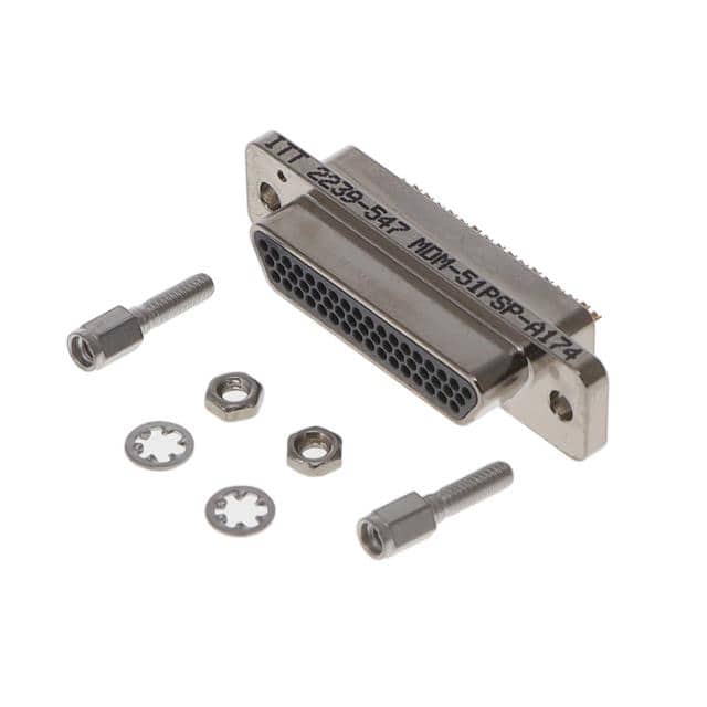 MDM-51PSP-A174 CONN MICRO-D PLUG 51POS PNL MNT