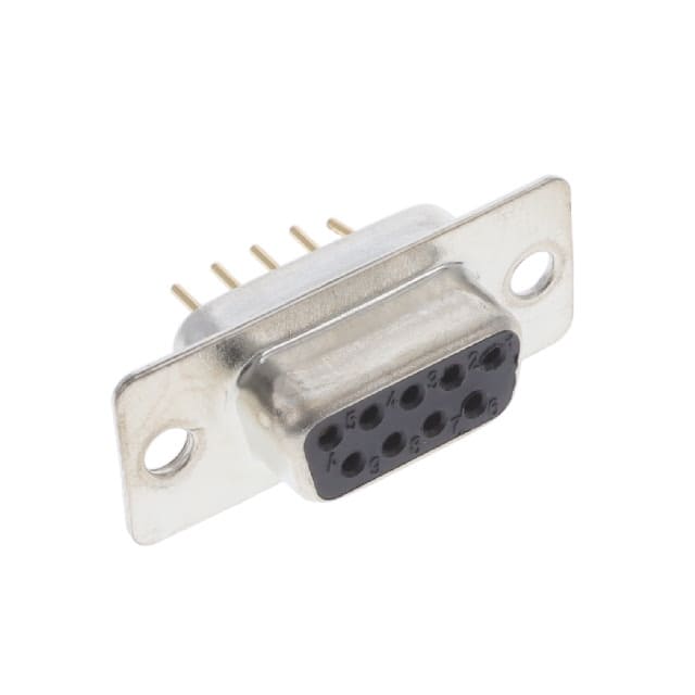 DE09-ST-1-MC CONN D-SUB RCPT 9POS VERT SLDR