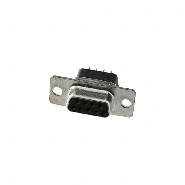DE09-SE-1 CONN D-SUB RCPT 9POS VERT SLDR