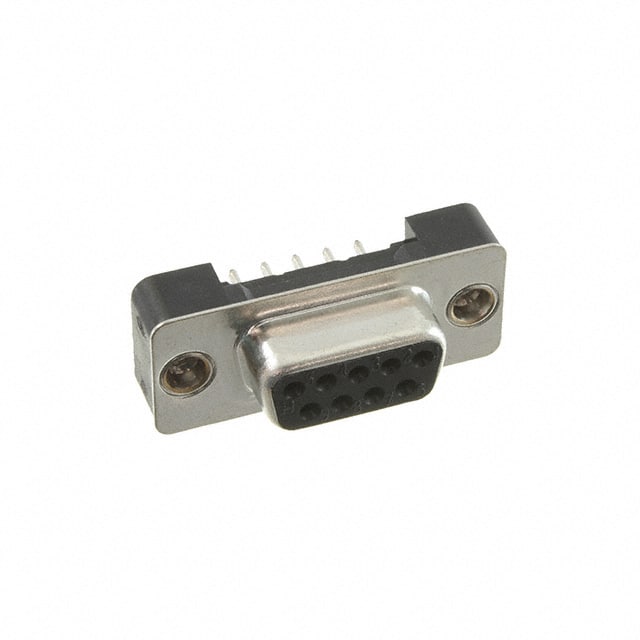 DE09-SA-M2 CONN D-SUB RCPT 9POS VERT SLDR