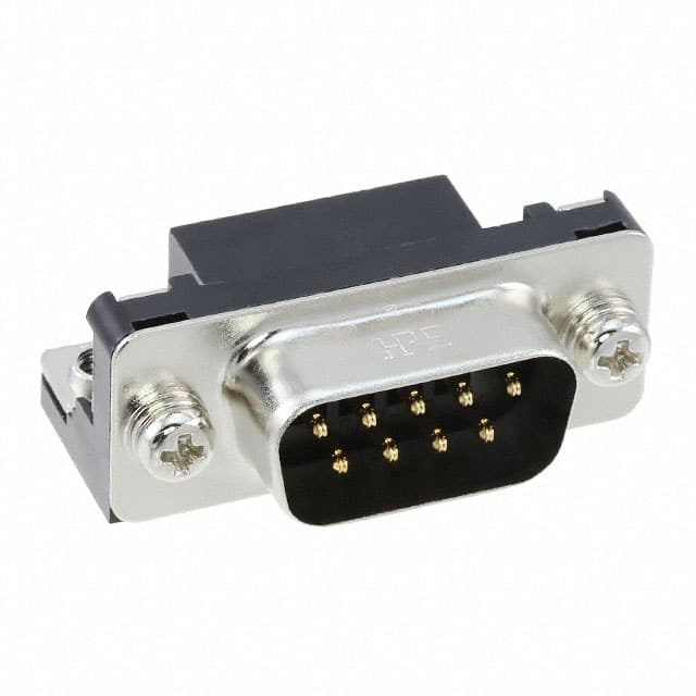 RDED-9P(55) CONN D-SUB PLUG 9POS R/A SLDR