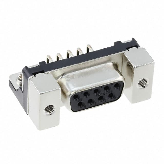 RDED-9S-LN(55) CONN D-SUB RCPT 9POS R/A SLDR