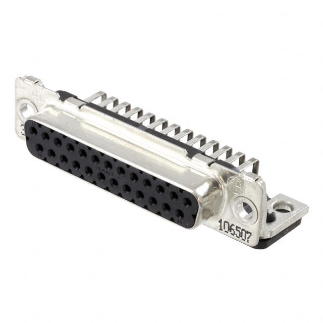 5-106507-2 CONN D-SUB RCPT 25POS R/A SLDR