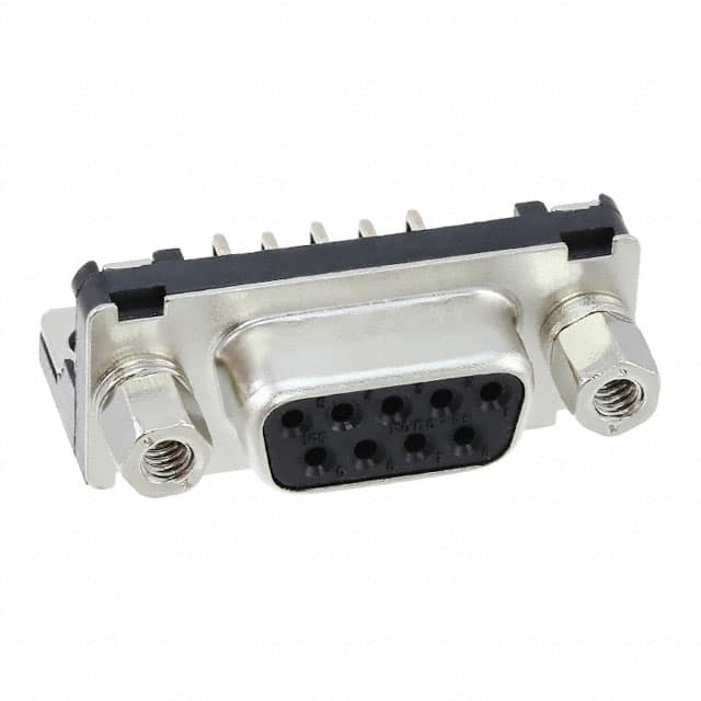 RDED-9SA-LNA(4-40)(55) CONN D-SUB RCPT 9POS R/A SLDR
