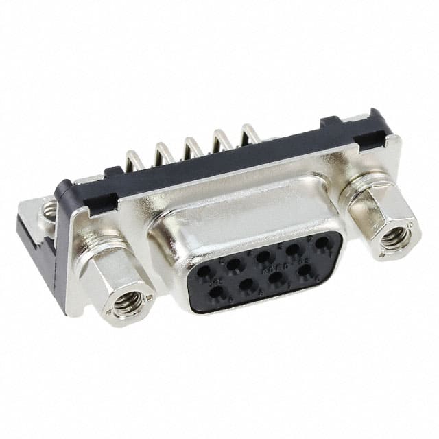 RDED-9S-LNA(4-40)(55) CONN D-SUB RCPT 9POS R/A SLDR
