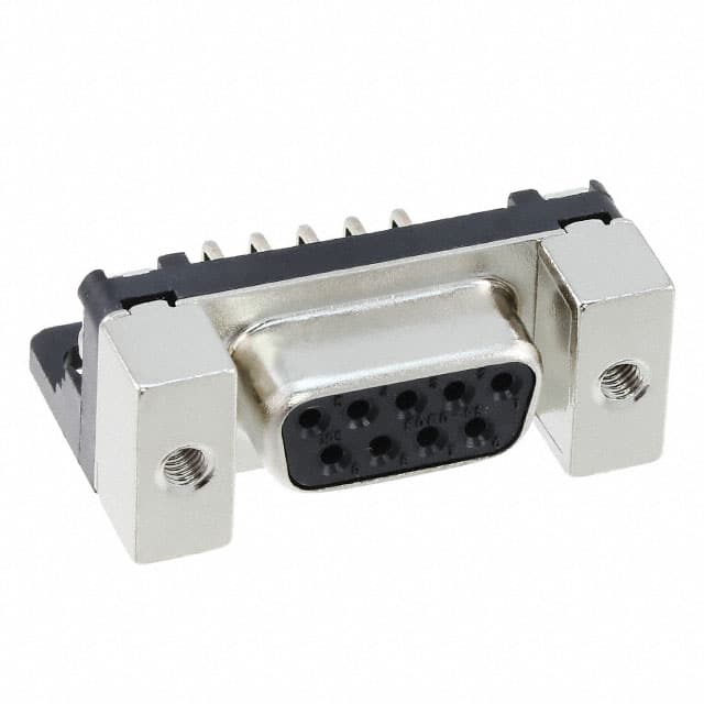 RDED-9SE-LN(55) CONN D-SUB RCPT 9POS R/A SLDR