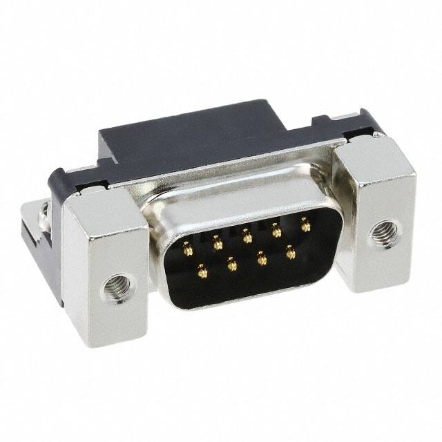 RDED-9P-LN(55) CONN D-SUB PLUG 9POS R/A SLDR