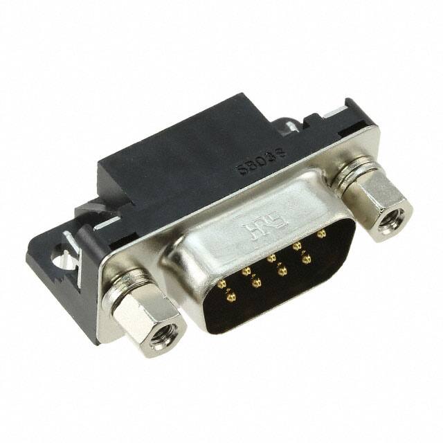 RDED-9PE-LNA(55) CONN D-SUB PLUG 9POS R/A SLDR