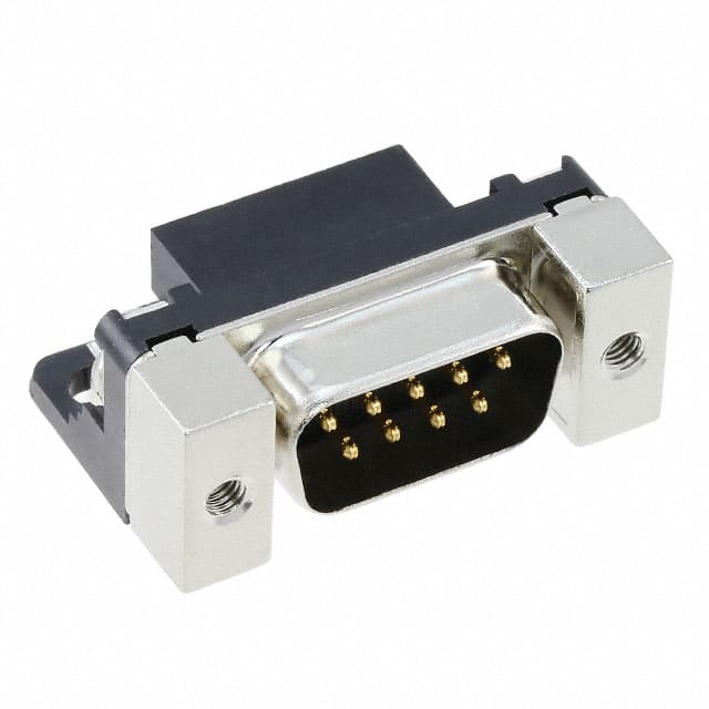 RDED-9PE-LN(55) CONN D-SUB PLUG 9POS R/A SLDR