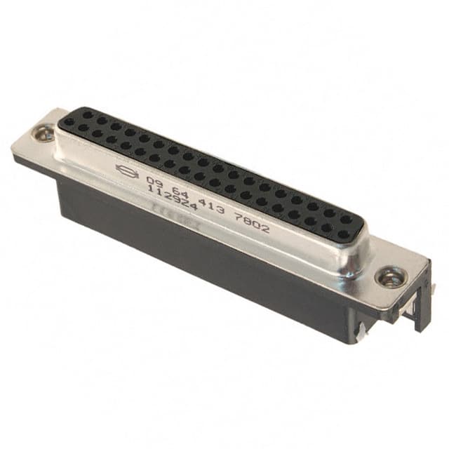 09644137802 CONN D-SUB RCPT 37POS R/A SLDR