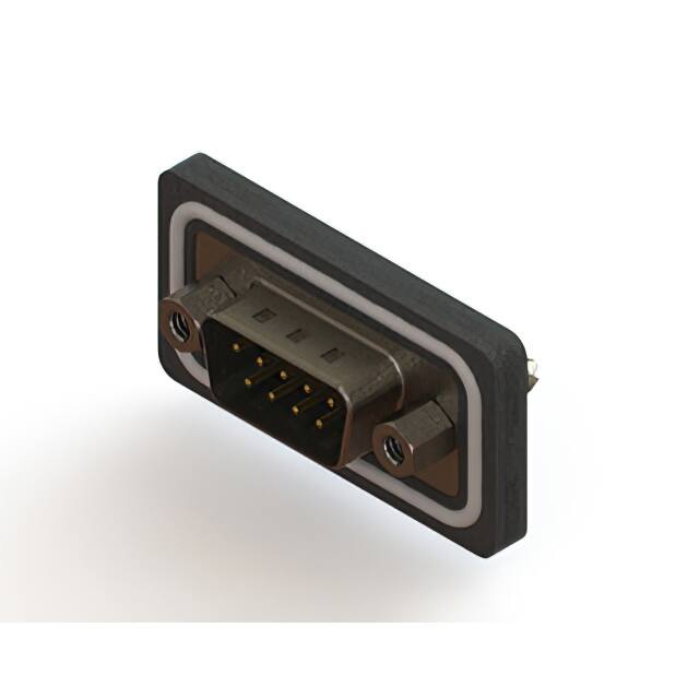 627-W09-220-013 CONN D-SUB PLUG 9P PNL MNT SLDR