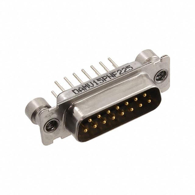 DAMV15PNF225 CONN D-SUB PLUG 15P PNL MNT SLDR