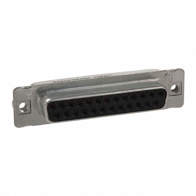 242A27040X CONN D-SUB RCPT 25POS SLDR CUP