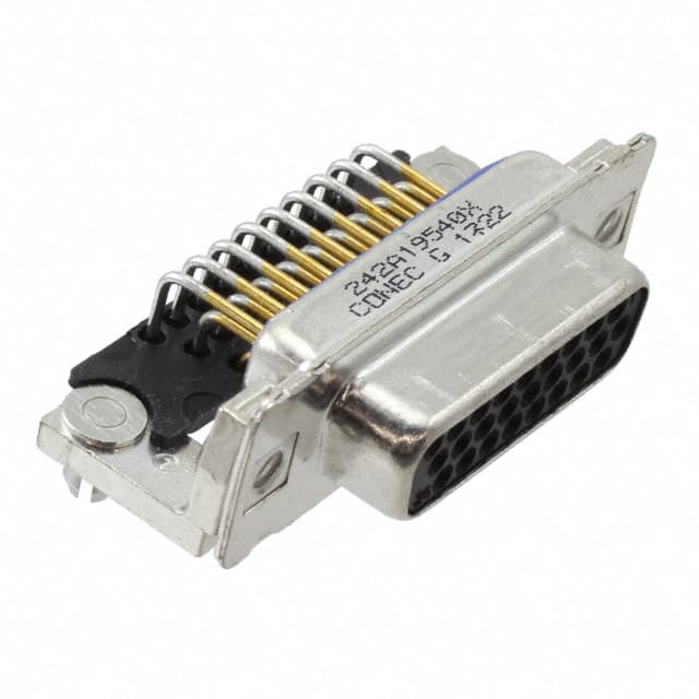 242A19540X CONN D-SUB HD RCPT 26P R/A SLDR