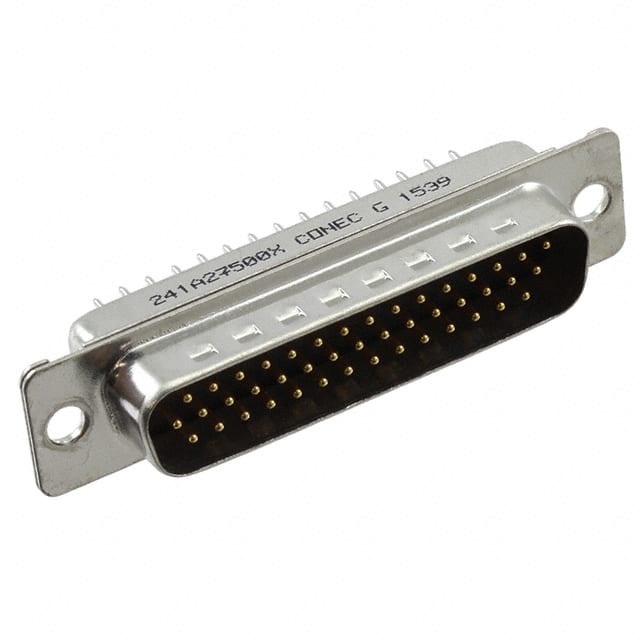 241A27500X CONN D-SUB HD PLUG 44P VERT SLDR