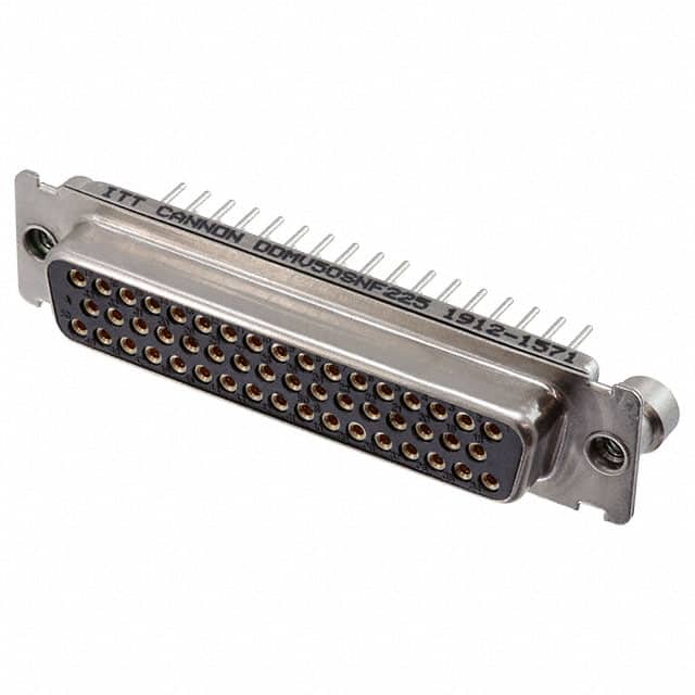 DDMV50SNF225 CONN D-SUB RCPT 50P PNL MNT SLDR