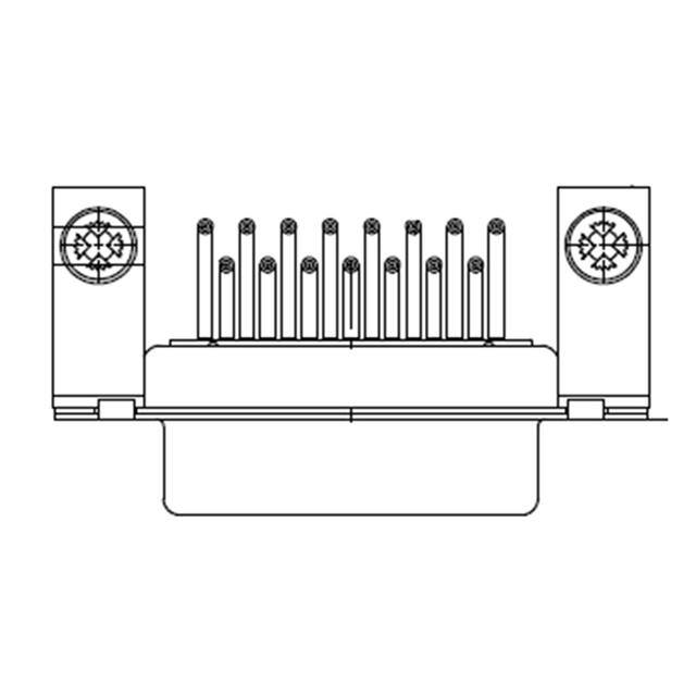 173109-0191 FCT DSUB RA PC RCPT 09 PN W/CLIN