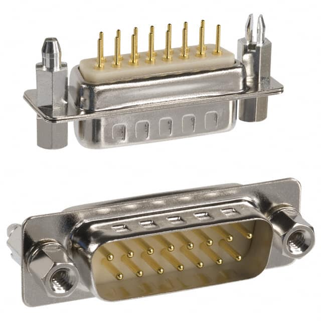 172-E15-113R911 CONN D-SUB PLUG 15P PNL MNT SLDR