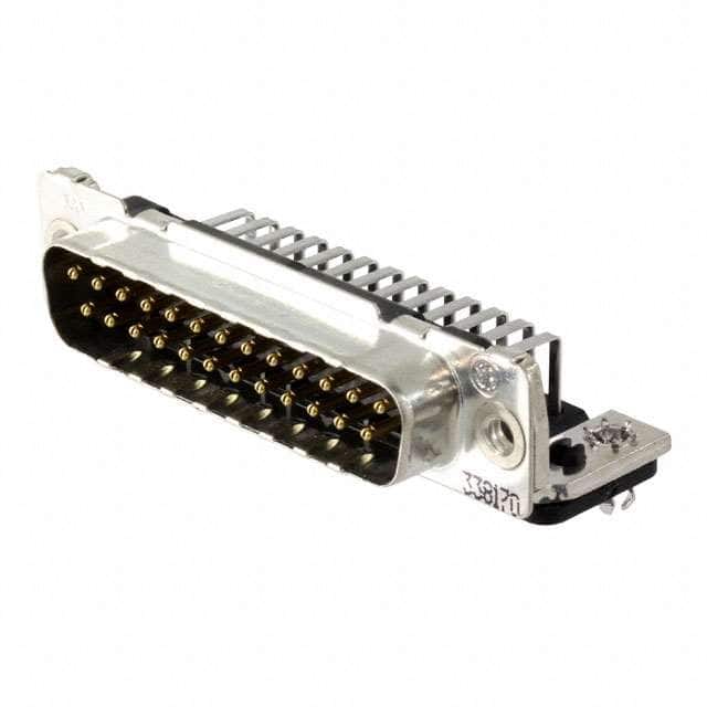 1-338170-2 CONN D-SUB PLUG 25POS R/A SLDR