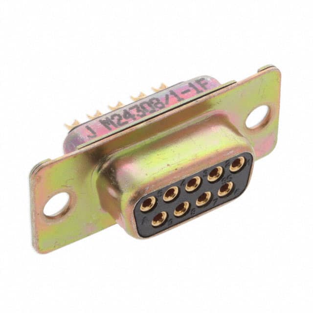 M24308/1-1F CONN D-SUB RCPT 9POS PNL MNT