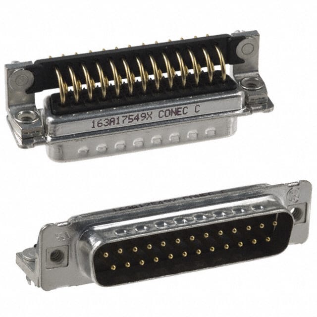 163A17549X CONN D-SUB PLUG 25POS R/A SLDR