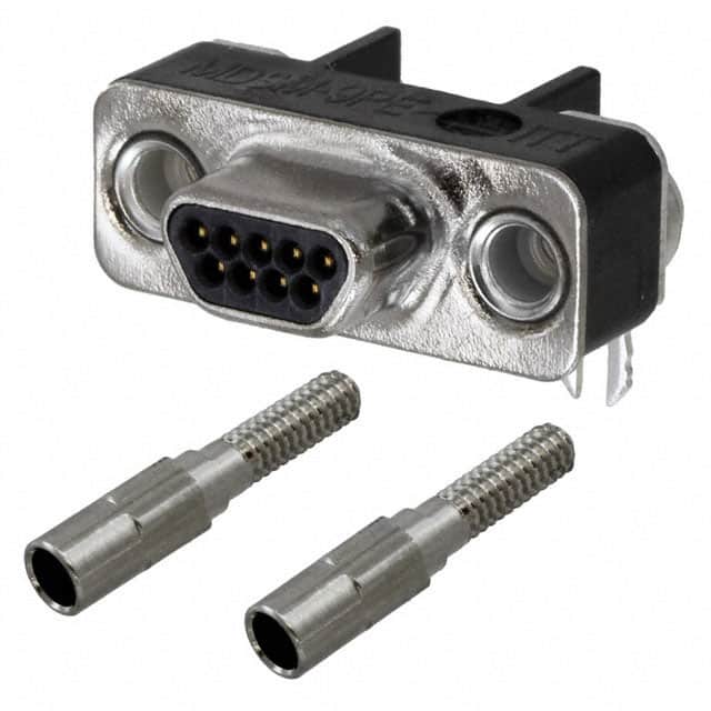 MDSM-9PE-Z10-VR25 CONN MICRO-D PLUG 9POS R/A SLDR