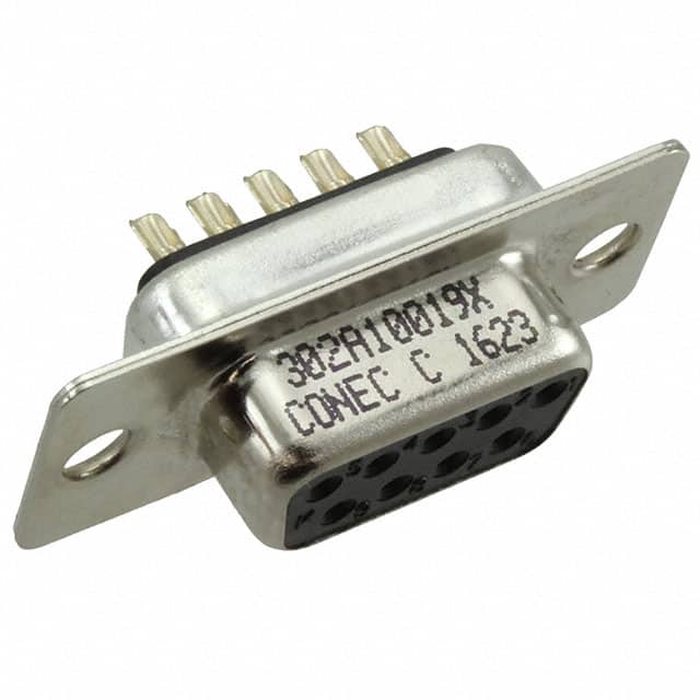 302A10019X CONN D-SUB RCPT 9POS SLDR CUP