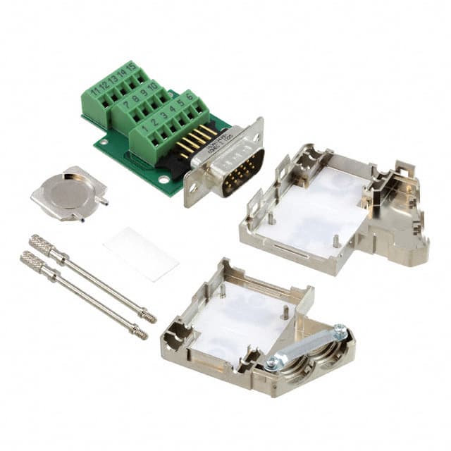 5604602 CONN D-SUB HD PLUG 15P TERM BLK