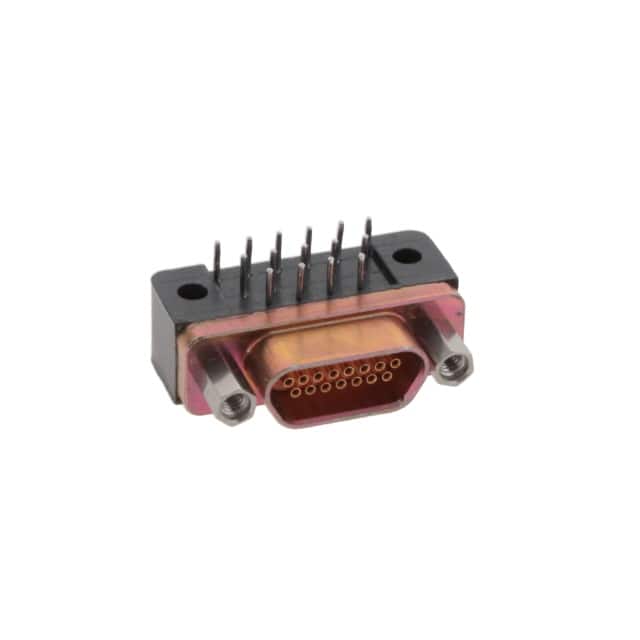 MDM-15SCBRM7 CONN MICRO-D RCPT 15POS R/A SLDR