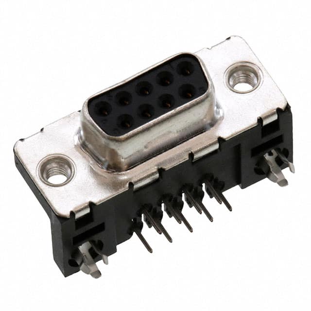 D09S33E4GL00LF CONN D-SUB RCPT 9POS R/A SLDR
