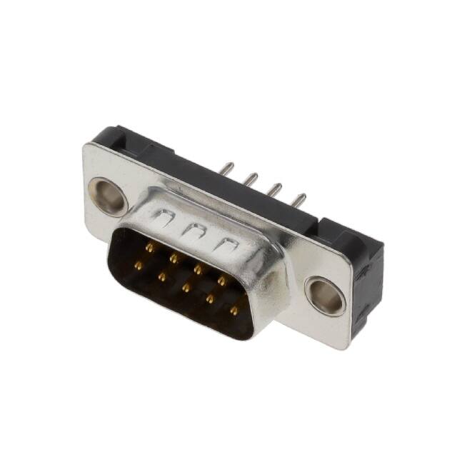 DE09-PA-M1 CONN D-SUB PLUG 9POS VERT SLDR