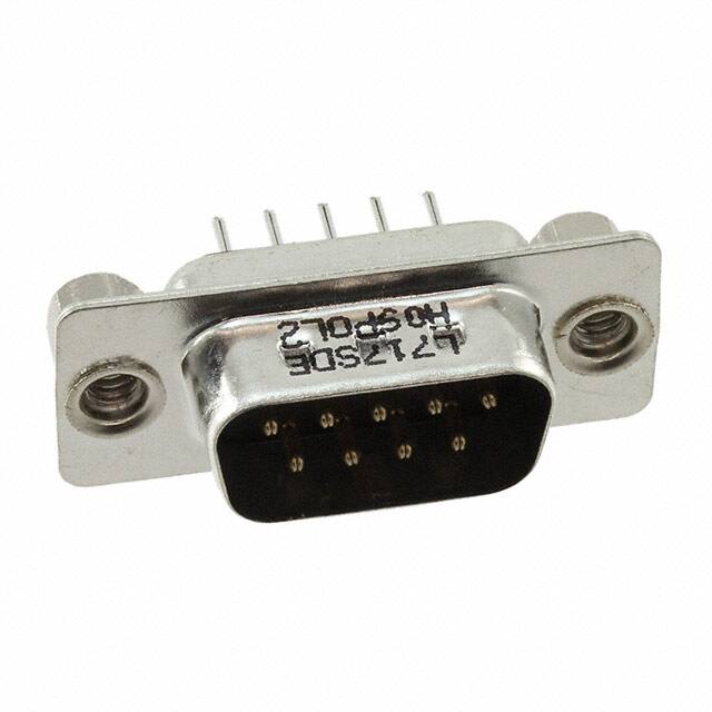 L717SDEH09POL2 CONN D-SUB PLUG 9POS VERT SLDR