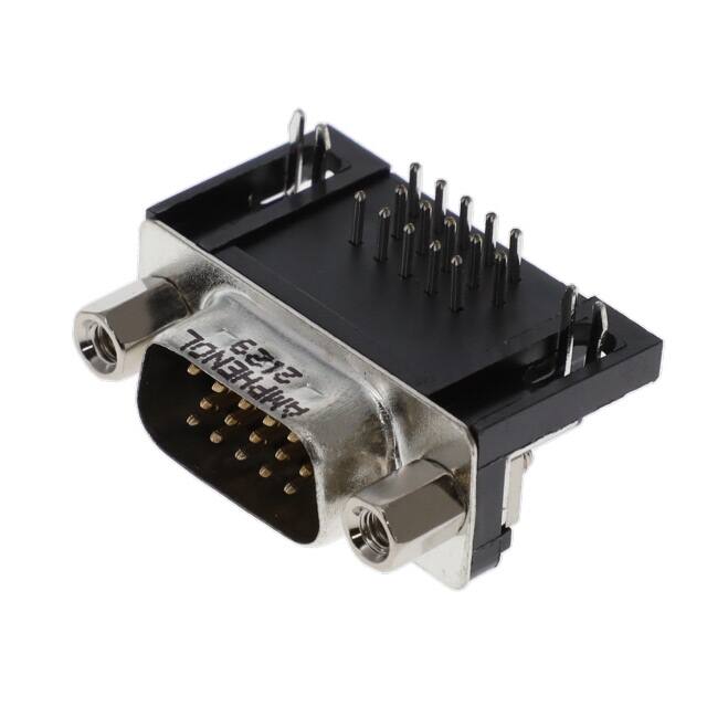 L717HDE15PD1CH4F CONN D-SUB HD PLUG 15P R/A SLDR