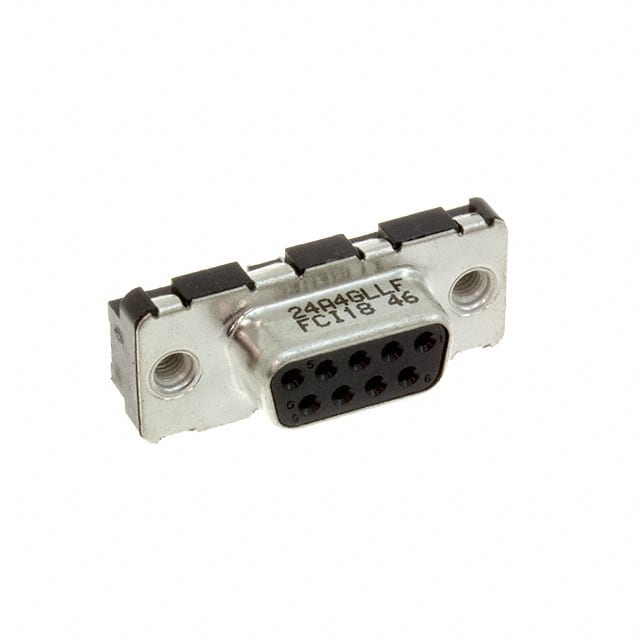 D09S24A4GL00LF CONN D-SUB RCPT 9POS VERT SLDR