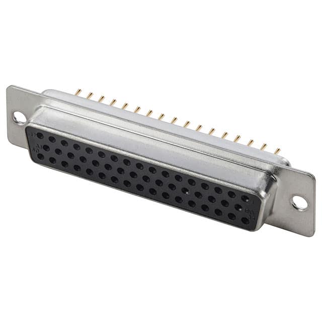 A-DF 50 PP/Z-BK CONN D-SUB RCPT 50POS VERT SLDR