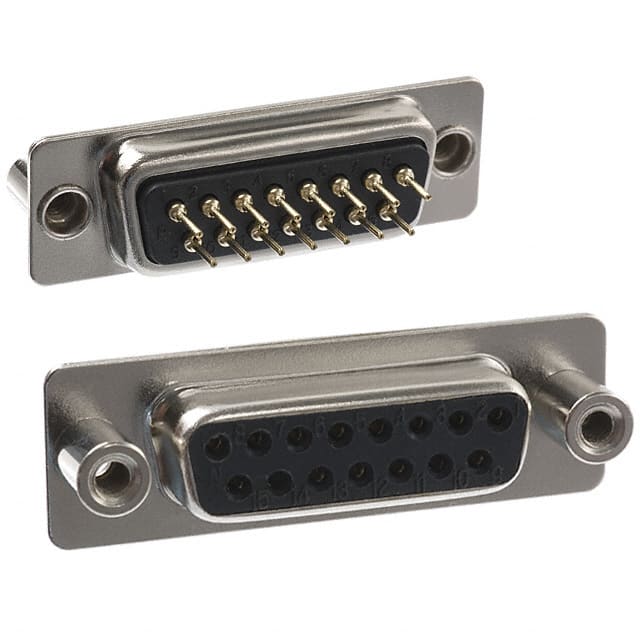 171-015-213R031 CONN D-SUB RCPT 15P PNL MNT SLDR