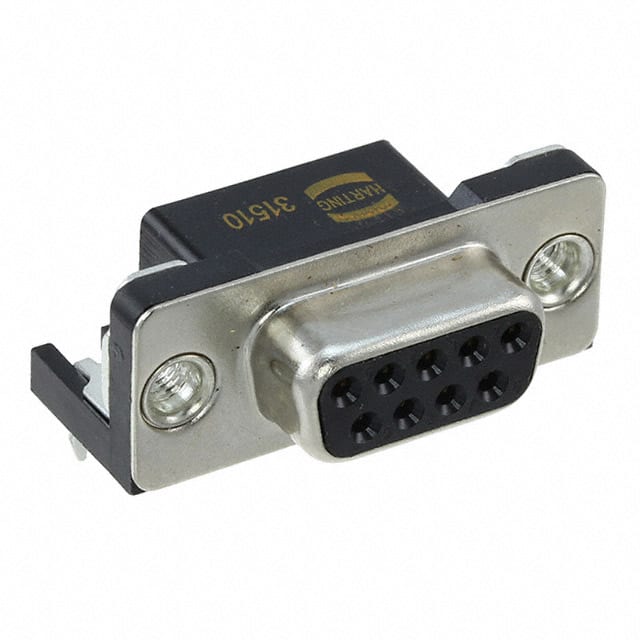 09681537611 CONN D-SUB RCPT 9POS R/A SLDR