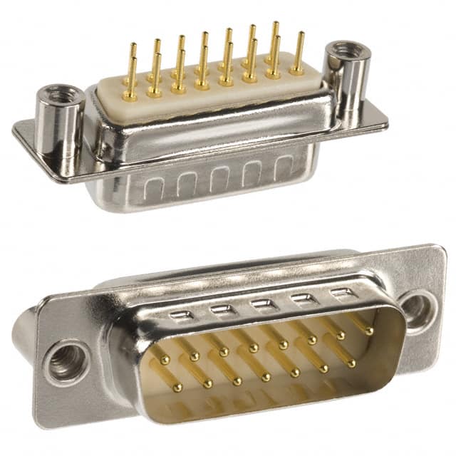 172-E15-113R021 CONN D-SUB PLUG 15P PNL MNT SLDR