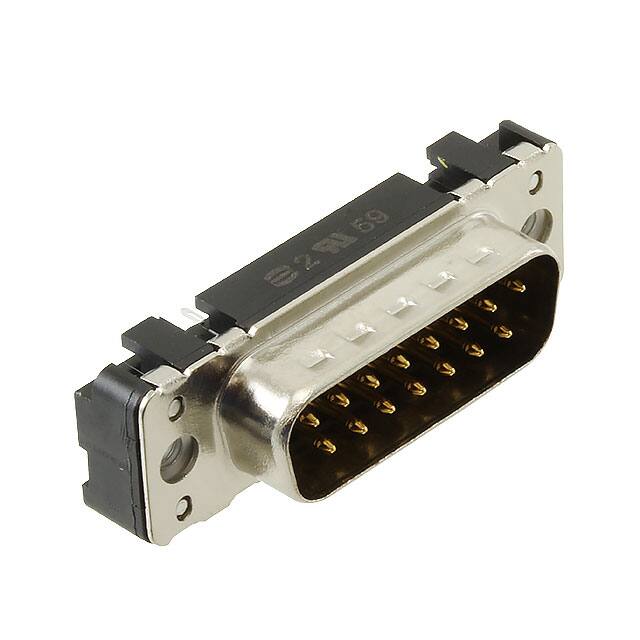 09652216702 CONN D-SUB PLUG 15POS VERT SLDR