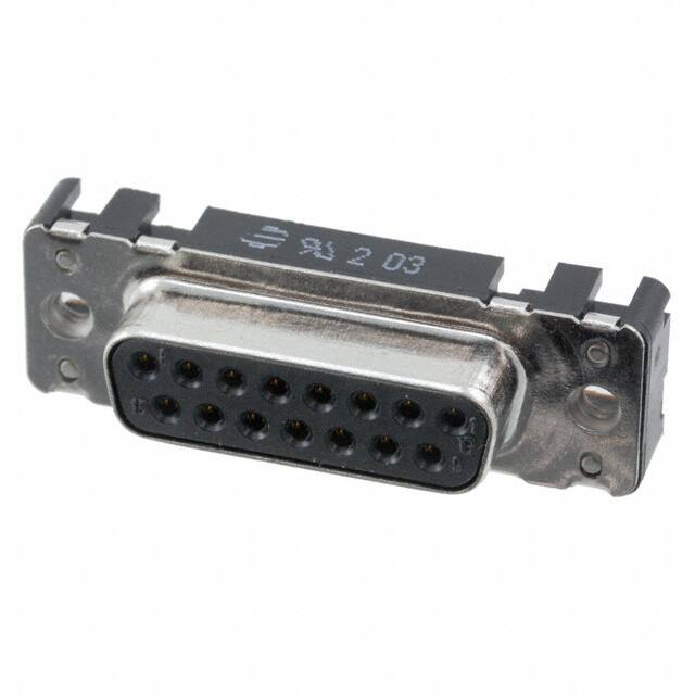 09662117502 CONN D-SUB RCPT 15POS VERT SLDR