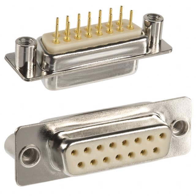 172-E15-213R021 CONN D-SUB RCPT 15P PNL MNT SLDR