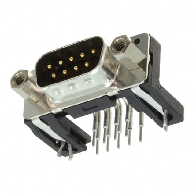 09661636813 CONN D-SUB PLUG 9POS R/A SLDR