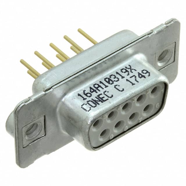 164A10319X CONN D-SUB RCPT 9POS VERT SLDR