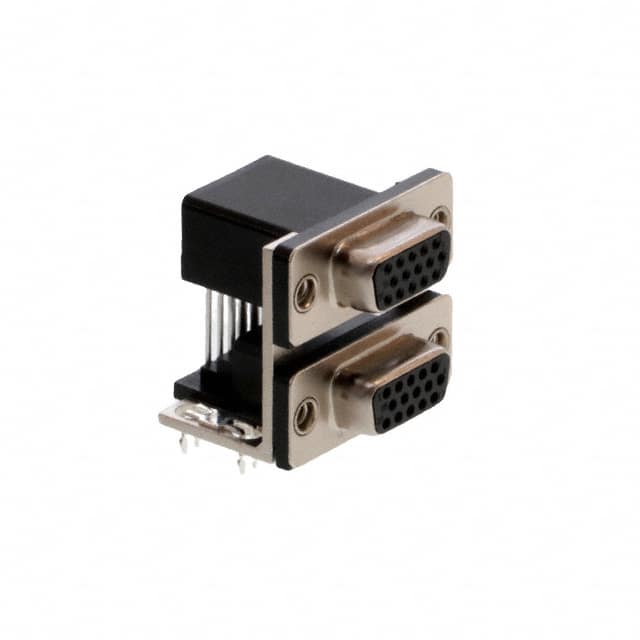 189-H15-513R497 CONN D-SUB RCPT 15POS R/A SLDR