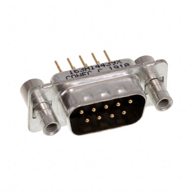 163A14439X CONN D-SUB PLUG 9POS VERT SLDR