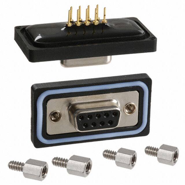 A-DF 09 PP-WP CONN D-SUB RCPT 9P PNL MNT SLDR