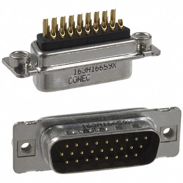 163A16659X CONN D-SUB HD PLUG 26P SLDR CUP