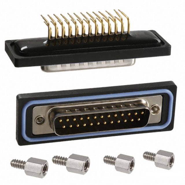 A-DS 25 AA-WP CONN D-SUB PLUG 25POS R/A SLDR