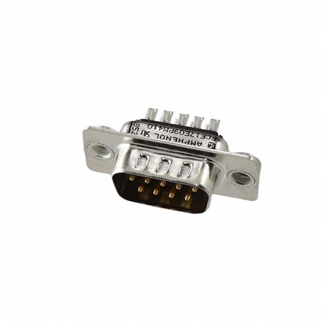 FCE17E09PM410 CONN D-SUB PLUG 9POS SLDR CUP